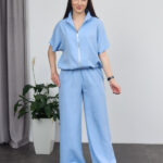 Костюм 26.2940 н Льон, колір Блакитний, 40(XS), 42(S), 44(М)