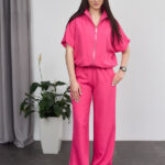 Костюм 26.2940 н Льон, колір Малина, 40(XS), 42(S), 44(М)