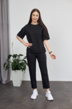Set 26.1553 tricot dublu, culoare Negru, 42(S), 44(M), 46(L) - Image 4