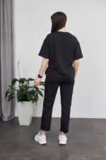 Set 26.1553 tricot dublu, culoare Negru, 42(S), 44(M), 46(L) - Image 2