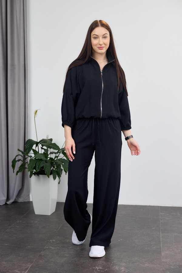 sera7186 Set 26.2935 boho linen, color Black, 40(XS), 42(S), 44(M) - Image 1