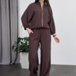 Set 26.2935 boho linen, color Dark chocolate, 40(XS), 42(S), 44(M)