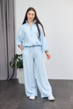 Set 26.2935 boho linen, color Sky blue, 40(XS), 42(S), 44(M)