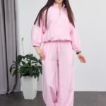 Set 26.2935 Boho-Leinen, Farbe Hellrosa, 40(XS), 42(S), 44(M)