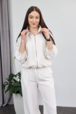Set 26.2935 Boho-Leinen, Farbe Milchweiß, 40(XS), 42(S), 44(M) - Image 5