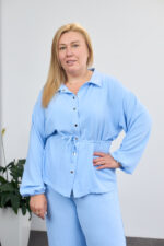 Set 26.2928 American crepe, color Light blue, 48(XL), 50(XXL), 52(3XL) - Image 6