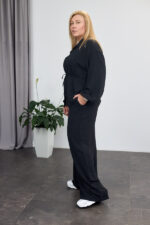 Костюм 26.2928 б Американський креп, колір Чорний, 48(XL), 50(ХХL), 52(3XL) - Зображення 3