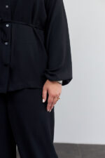 Костюм 26.2928 б Американський креп, колір Чорний, 48(XL), 50(ХХL), 52(3XL) - Зображення 4