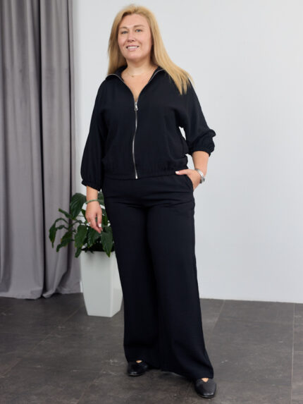 Комплект 26.2935 бохо лен, цвят Черен, 46(L), 48(XL)
