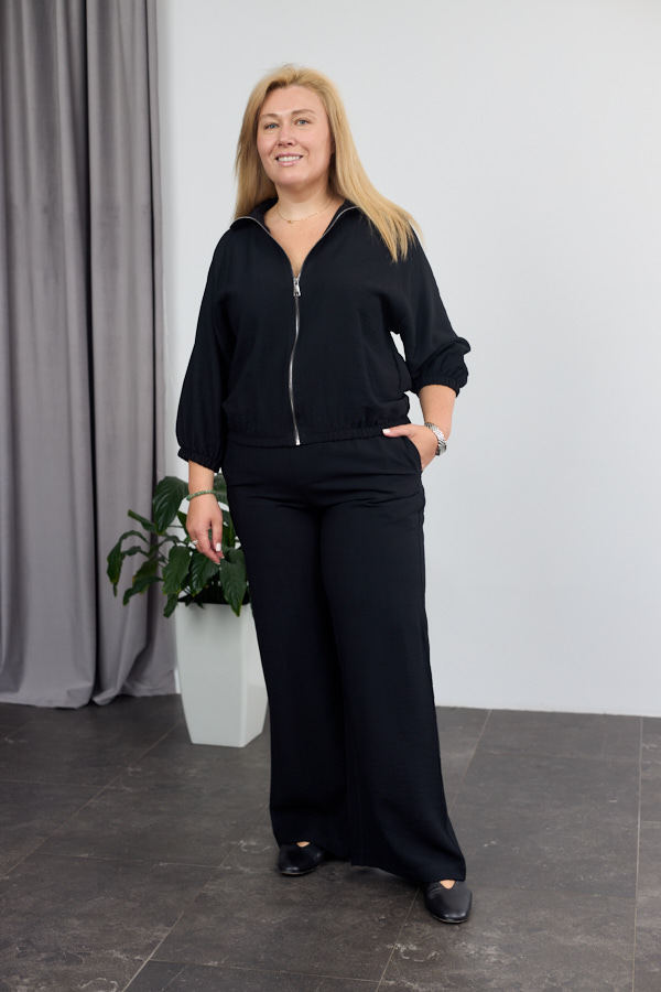 sera7424 Set 26.2935 boho linen, color Black, 46(L), 48(XL) - Image 1