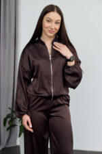 Set 26.2947 Double-Armani-Seide, Farbe Dunkle Schokolade, 40(XS), 42(S), 44(M) - Image 5