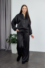 Set 26.2947 Double-Armani-Seide, Farbe Schwarz, 40(XS), 42(S), 44(M) - Image 3