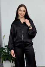 Set 26.2947 Double-Armani-Seide, Farbe Schwarz, 40(XS), 42(S), 44(M) - Image 6
