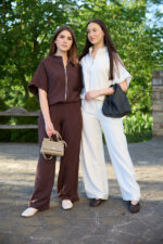 Set 26.2961 gestreiftes Leinen, Farbe Dunkle Schokolade, 40(XS), 42(S), 44(M) - Image 6