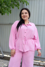 Комплект 26.2928 американски креп, цвят Розов, 48(XL), 50(XXL), 52(3XL) - Image 6