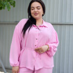 Set 26.2928 American crepe, color Pink, 48(XL), 50(XXL), 52(3XL)