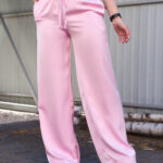 Pants 26.2964 double Armani silk, color Pink, 42(S), 44(M), 46(L)