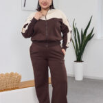 Костюм 26.2876 б Дабл фейс, колір Темний шоколад, 46(L), 48(XL), 50(ХХL)