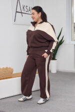 Set 26.2876 Double-Face-Stoff, Farbe Dunkle Schokolade, 46(L), 48(XL), 50(XXL) - Image 3