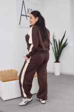 Set 26.2876 Double-Face-Stoff, Farbe Dunkle Schokolade, 46(L), 48(XL), 50(XXL) - Image 2