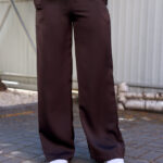 Hosen 26.2964 Double-Armani-Seide, Farbe Dunkle Schokolade, 42(S), 44(M), 46(L)