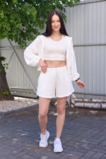 Костюм 26.2956 н Трикотаж двухнитка, колір Молочний, 40(XS) - 42(S), 44(М) - 46(L) - Зображення 6