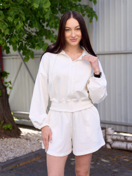 Комплект 26.2956 двуконечен трикотаж, цвят Млечен, 40(XS) - 42(S), 44(M) - 46(L)