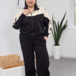 Set 26.2876 Double-Face-Stoff, Farbe Schwarz, 46(L), 48(XL), 50(XXL)