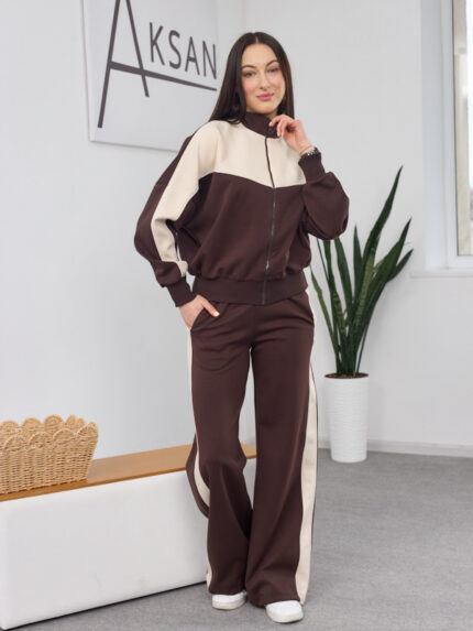 Костюм 26.2876 н Дабл фейс, колір Темний шоколад, 40(XS), 42(S), 44(М)