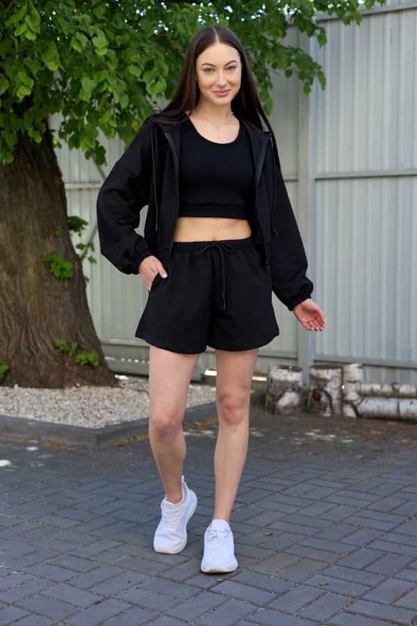 sera9314 Set 26.2956 tricot dublu, culoare Negru, 40(XS) - 42(S), 44(M) - 46(L) - Image 1