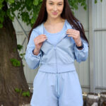 Костюм 26.2956 н Трикотаж двухнитка, колір Блакитний, 40(XS) - 42(S), 44(М) - 46(L)