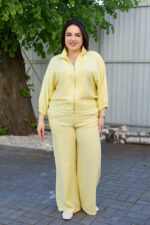 Set 26.2935 Boho-Leinen, Farbe Banane, 46(L), 48(XL)