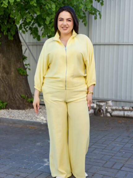 Комплект 26.2935 бохо лен, цвят Бананов, 46(L), 48(XL)