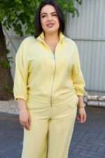 Set 26.2935 Boho-Leinen, Farbe Banane, 46(L), 48(XL) - Image 5