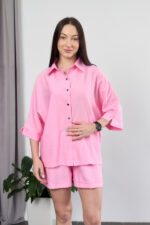 Set 26.2957 gecrashte Baumwolle, Farbe Rosa, 40(XS), 42(S), 44(M)