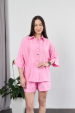 Set 26.2957 gecrashte Baumwolle, Farbe Rosa, 40(XS), 42(S), 44(M) - Image 4