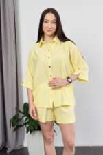 Set 26.2957 crinkled cotton, color Banana, 40(XS), 42(S), 44(M)