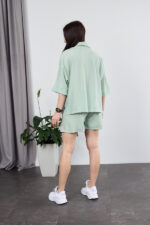 Set 26.2957 gecrashte Baumwolle, Farbe Oliv, 40(XS), 42(S), 44(M) - Image 2