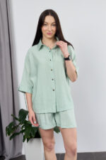 Set 26.2957 gecrashte Baumwolle, Farbe Oliv, 40(XS), 42(S), 44(M) - Image 6