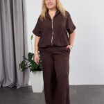 Set 26.2940 linen, color Dark chocolate, 46(L), 48(XL), 50(XXL)