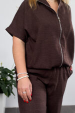 Костюм 26.2940 б Льон, колір Темний шоколад, 46(L), 48(XL), 50(ХХL) - Зображення 5