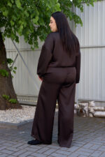 Set 26.2947 Double-Armani-Seide, Farbe Dunkle Schokolade, 46(L), 48(XL), 50(XXL) - Image 2