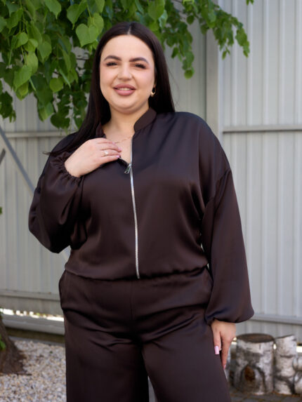Комплект 26.2947 double Armani шовк, цвят Тъмен шоколад, 46(L), 48(XL), 50(XXL)