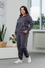 Костюм 26.2727 б Костюмна лакоста, колір Графіт, 48(XL), 50(ХХL), 52(3XL) - Зображення 6