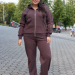 Костюм 26.3015 б Костюмна лакоста, колір Темний шоколад, 46(L), 48(XL), 50(ХХL)
