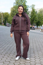 Костюм 26.3015 б Костюмна лакоста, колір Темний шоколад, 46(L), 48(XL), 50(ХХL)