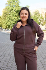 Костюм 26.3015 б Костюмна лакоста, колір Темний шоколад, 46(L), 48(XL), 50(ХХL) - Зображення 6
