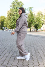 Костюм 26.3015 б Костюмна лакоста, колір Ніжно сірий, 46(L), 48(XL), 50(ХХL) - Зображення 3