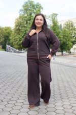 Костюм 26.3021 б Трикотаж петля, колір Темний шоколад, 48(XL), 50(ХХL), 52(3XL)