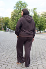 Костюм 26.3021 б Трикотаж петля, колір Темний шоколад, 48(XL), 50(ХХL), 52(3XL) - Зображення 3